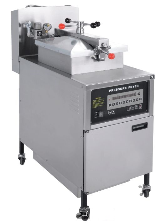 Electric compuer control pressure fryer