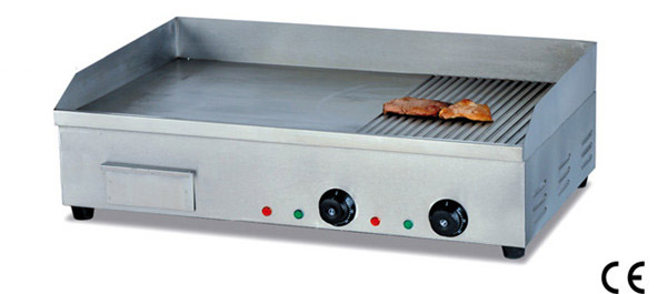 Stainless steel table top griddle